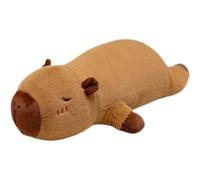 Capybara Cojín largo, Capybara, peluche Capybara, simulación Capybara peluche, lindo Capybara Plushie de peluche, juguete de peluche para decoración del hogar para niños (70 cm)