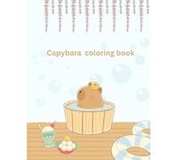 Capybara coloring book