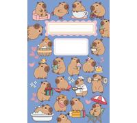 Capybara Cool Waters: Blue Pastel Notebook for Journaling, Sketching, and Organized Fun: Kawaii Capybara Journal with Matte Softcover and 120 Lined ... Creatives, Animal Fans, and Everyday Planning