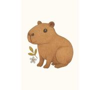 Capybara Cute: A gentle and cozy daily planner featuring an embroidered capybara for slow-living and mindful organizing.