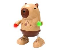 Capybara Dancing and Singing - Toys interactivos para niños | Muñeca interactiva de Animales de Dibujos Animados, iluminar Juguetes de Aprendizaje eléctrico con Luces