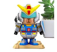 Capybara Desktop Toy | Eye Catching Fidget Model Figure - Capybara Robot Figure | For Shelf Car Indoor Outdoor Home Birthday Animal Toy Stays Securely Attached To Compatible Surfaces, Reducing