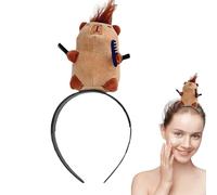 Capybara Diadema - 4.72 pulgadas Animal Skincare Wrap, Multiusos - Serie de Pelo de Felpa, Banda de Maquillaje Ancha Portátil | Duradera Linda Sombra de Spa para Mujeres Belleza Facial Rutina