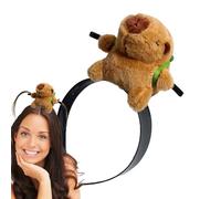 Capybara - Diadema de spa y lavado facial, bandas para el pelo para lavado facial, bonito aro de pelo de animales, accesorios, banda antideslizante sólida para la cabeza