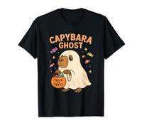 Capybara Disfraz de Fantasma de Halloween para fanáticos de Animales Lindos Camiseta