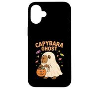 Capybara Disfraz de Fantasma de Halloween para fanáticos de Animales Lindos Carcasa para iPhone 16 Plus