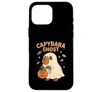 Capybara Disfraz de Fantasma de Halloween para fanáticos de Animales Lindos Carcasa para iPhone 16 Pro MAX