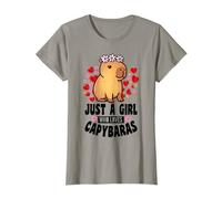 Capybara divertido solo una chica que ama a Capybaras para Camiseta