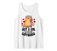 Capybara divertido solo una chica que ama a Capybaras para Camiseta sin Mangas