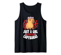 Capybara divertido solo una chica que ama a Capybaras para Camiseta sin Mangas