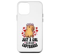 Capybara divertido solo una chica que ama a Capybaras para Carcasa para iPhone 12 mini