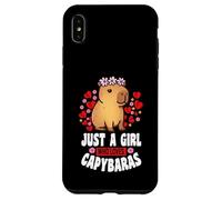 Capybara divertido solo una chica que ama a Capybaras para Carcasa para iPhone XS Max