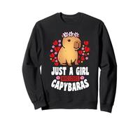 Capybara divertido solo una chica que ama a Capybaras para Sudadera