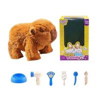 Capybara Eléctrica Caminando - Suave Y Calmante Con Movimientos Realistas | Mascota Electrónica Juguete Caminando,Para Niños Niñas Preescolares Adolescentes Salón Y Dormitorio Y Dormitorio