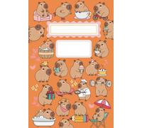 Capybara Ember Chill: Burnt Orange Pastel Notebook for Journaling, Lists, and Creative Flow: Kawaii Capybara Journal with Matte Softcover and 120 ... Writers, Animal Fans, and Everyday Planning