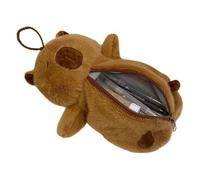 Capybara - Estuche para lápices de animales, juego de papelería Capybara de gran capacidad, bolsa de maquillaje Capybara, estuche de papelería de dibujos animados, bolsa de maquillaje de dibujos