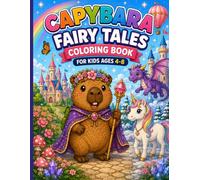 Capybara Fairy Tales: Coloring Book for Kids Ages 4-8 (Cozy Capybara Collection)