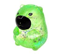 Capybara Fidget Toy, Stress Reliefs Squeeze, Glitter Sequin Sensory, Anti Calming Fun Soft Pinching Design for Home, Offices, Travel, Relaxation, 2.17x1.97x2.95 inches
