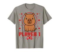 Capybara Gamer Couple Capybara Retro Pixel Arcade Camiseta