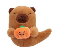 Capybara Genérico de Peluche | Colección Sosteniendo Un,Capybara Fantasma 18,8 Cm,para Niños Niñas Casa Dormitorio Sala De Juegos Viaje Asiento De Coche