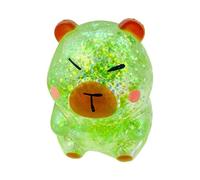 Capybara Glitter Stress Toy, Sensory Squeeze Fidget & Animal Decompress Toy, Fun Soft Hand for Kids Teens Adults, Perfect for Home, School, Office, Students, Workers, Party Favors