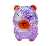 Capybara Glitter Stress Toy, Sensory Squeeze Fidget & Animal Decompress Toy, Fun Soft Hand for Kids Teens Adults, Perfect for Home, School, Office, Students, Workers, Party Favors