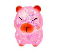 Capybara Glitter Stress Toy, Sensory Squeeze Fidget & Animal Decompress Toy, Fun Soft Hand for Kids Teens Adults, Perfect for Home, School, Office, Students, Workers, Party Favors