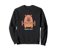 Capybara Gym Workout Heavy Cappy Sudadera
