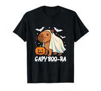 Capybara Halloween lindo disfraz de fantasma CapyBOO-ra Camiseta