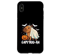 Capybara Halloween lindo disfraz de fantasma CapyBOO-ra Carcasa para iPhone XS Max
