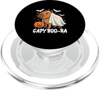 Capybara Halloween lindo disfraz de fantasma CapyBOO-ra PopSockets PopGrip para MagSafe