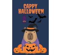 Capybara Halloween Notebook for Boys - 6x9 Inch | 100 Blank Pages with Fun Halloween Design: Spooky Sketchbook & Journal for Kids | Cool Gift Idea for Boys & Men