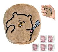 Capybara Hand Warmer - Portable Self Heating Pad with 5 Refills | Cute Winter Accessory for Men, Women, Christmas Stocking Stuffers, Camping, Outdoor Activities, Cold Weather