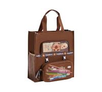 Capybara Handbag - Funda de duradera con estampado animal lindo, bolsa versátil ligera para llevar suministros escolares | Accesorio práctico para Bureau House Bureau Studies Quot, Dark Coffee