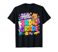 Capybara Hello 3rd Grade Back To School Third Grader Boys Camiseta