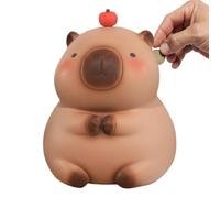Capybara - Hucha irrompible con diseño de caricaturas, tarro de dinero decorativo, bonita caja de dinero de dibujos animados para Navidad, cumpleaños
