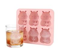 Capybara Ice Mold - Silicone 15.5x13.5x3cm | 3D Capybara Shape Maker, Non Stick Silicone Freezing Tray, Cute Animal Mold For Chocolate Candy Drink Decoration Party Beverage Use | Drink Style