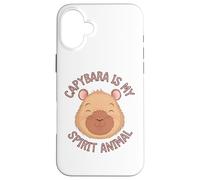 Capybara Is My Spirit Animal Carcasa para iPhone 16 Plus