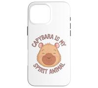 Capybara Is My Spirit Animal Carcasa para iPhone 16 Pro MAX