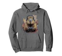 Capybara Jugar Videojuegos Divertido Juegos Sudadera con Capucha