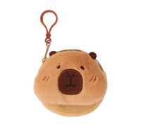 Capybara Keychain - Cute Plush Purse Pendant, Key Ring, Compact Design Durable Stitching Fun Decorative Collectible | Suitable for Backpack Zipper Charm Accessory Everyday Use Teen Adult Gift