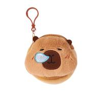 Capybara Keychain - Cute Plush Purse Pendant, Key Ring, Compact Design Durable Stitching Fun Decorative Collectible | Suitable for Backpack Zipper Charm Accessory Everyday Use Teen Adult Gift