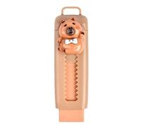 Capybara lápiz borrador - Borradores Capybara lindos ligeros, guardián de dibujo retráctil, caricaturas lindas Erasers Capybara, borrados de arte para la escuela, guinda de goma push-pull, pr