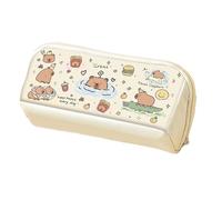 Capybara Lápiz Estuche - Bolsa De Lápiz Capybaras | Linda Bolsa De Lápiiz De capybaaras | Capitán De Laápiz De Gran Capacidad Capybarra | Diversiones De Bolígrafos De Animales Para Bolígrafos Para