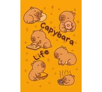 Capybara Life Notebook: Cute Aesthetic Journal for Animal Lovers - 101 Lined Pages Decorated with Kawaii Capybaras, size 6x9in - for School, Diary, Notes, To-do Lists, Writing, Gift for Kids and Teens