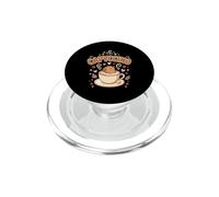 Capybara Lindo Amante del café Capyccino PopSockets PopGrip para MagSafe