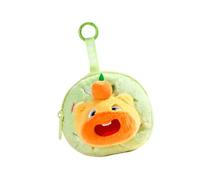 Capybara - Llavero de peluche para auriculares y monedero, portátil, para estudiantes, accesorio de viaje, mochila para estudiantes, bolsa de accesorios, Green, Mass Beauty