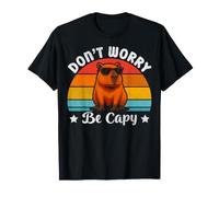 Capybara Lover Art Hombres Mujeres Niños Niñas Don´t Worry be Capy Camiseta