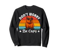 Capybara Lover Art Hombres Mujeres Niños Niñas Don´t Worry be Capy Sudadera