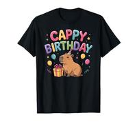 Capybara Lovers Birthday Cappy Happy Birthday Party Camiseta